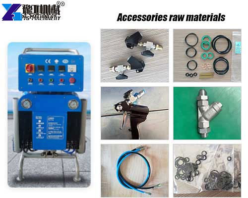 accesorios para m quinas de proyecci n de poliuretano