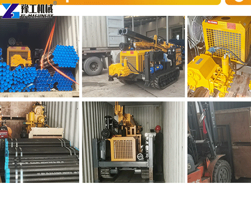 Mineral exploration drilling rig prepared for international customer delivery
