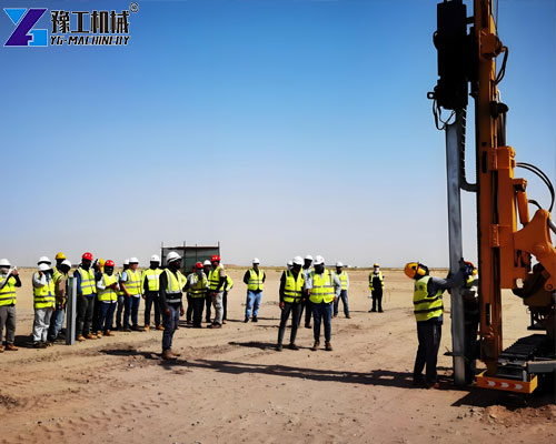 solar pile installation saudi arabia